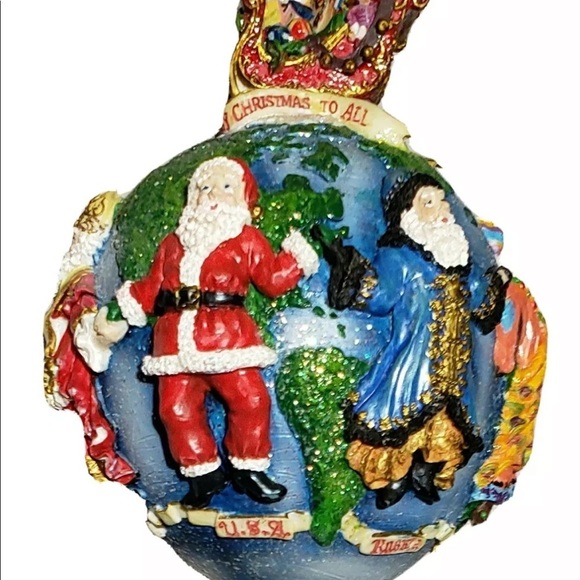 Christopher Radko Santas Around The World Ornament Christmas Holiday Decor - Picture 1 of 15